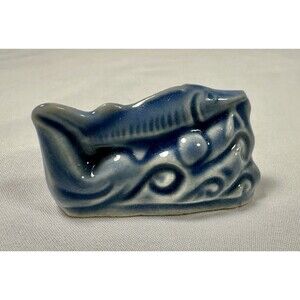 Wade Whimsies Sturgeon Figurine Red Rose Tea Endangered Animals